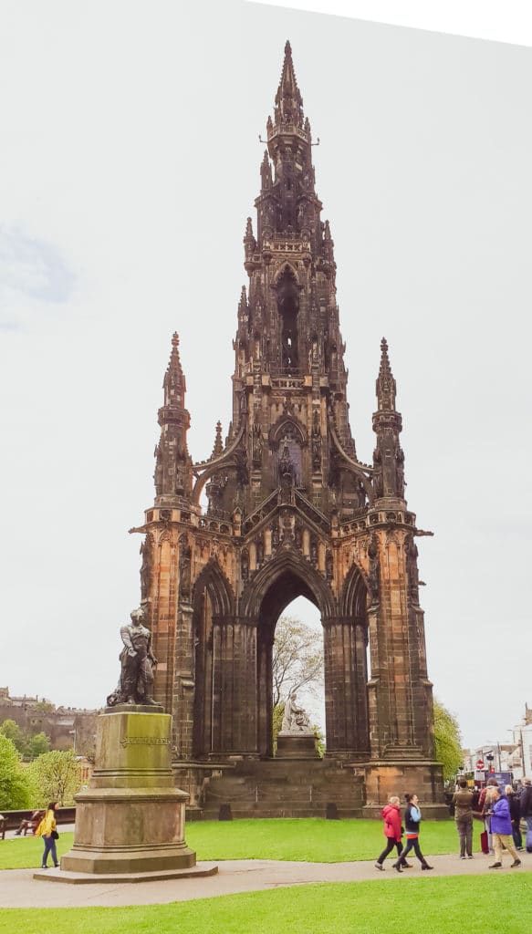 The Scott Monument in Edinburgh