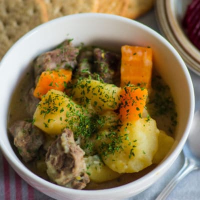 Stovies, traditional Scottish dish