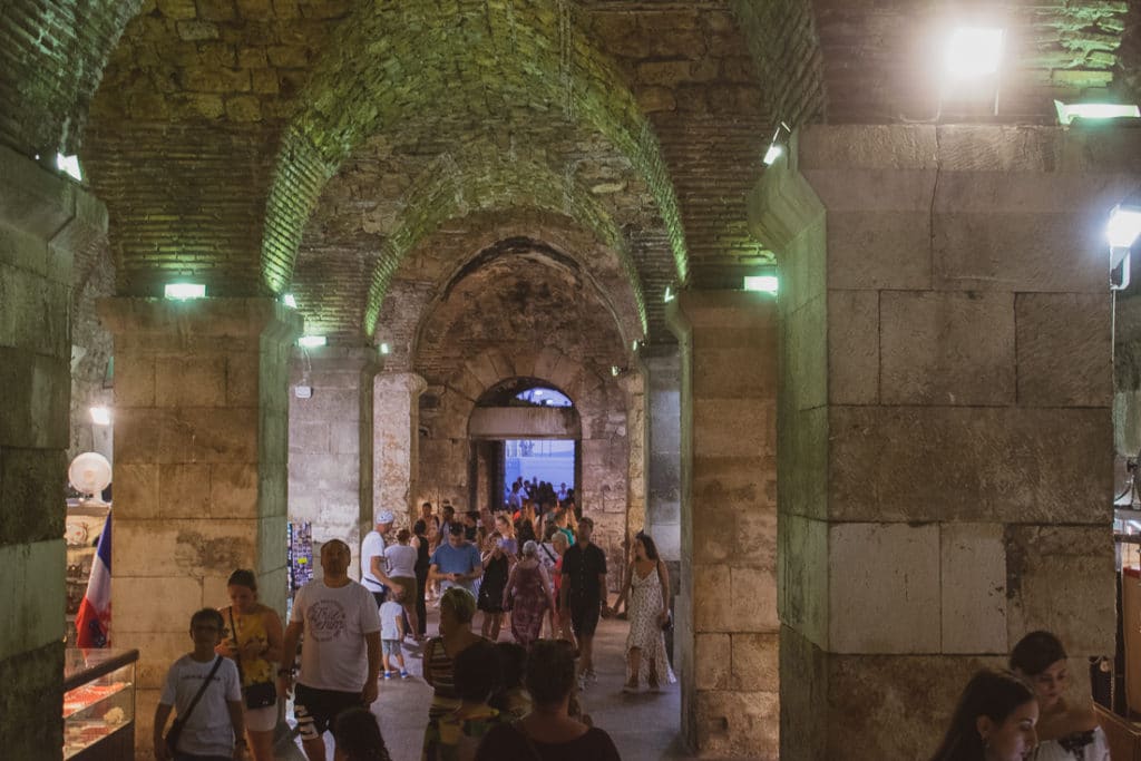 the most important places to visit in Split - Diocletian's cellars 