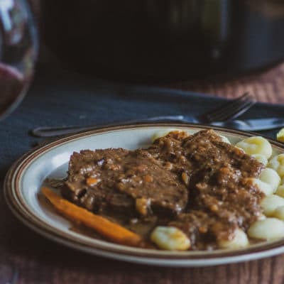 pašticada - traditional Croatian dish