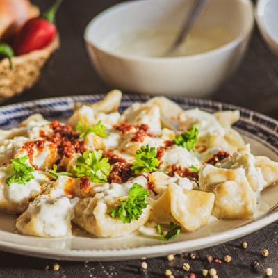 Manti - Traditional Turkish Dish