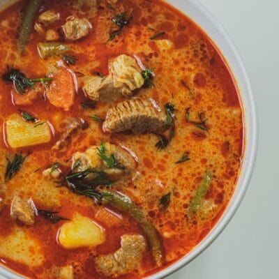 Paloc Soup - Traditional Hungarian Food