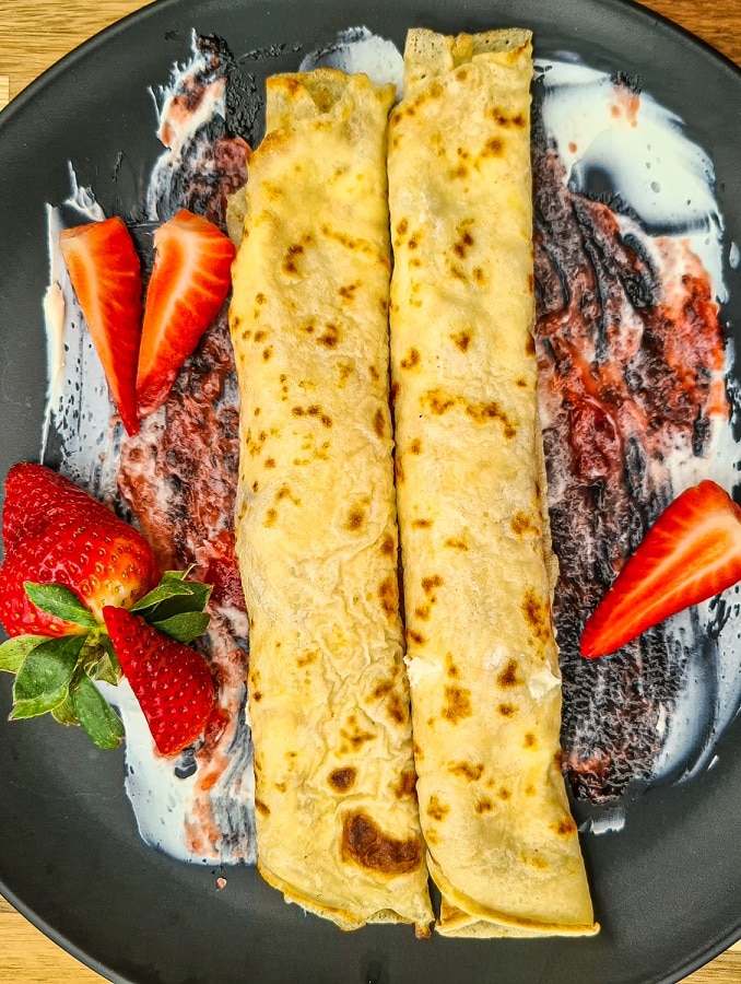 Polish pancakes (Nalesniki) - Traditional Polish Delicacy 