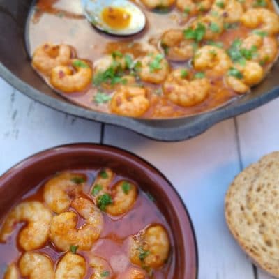 Gambas al Ajillo - Traditional Spanish Dish