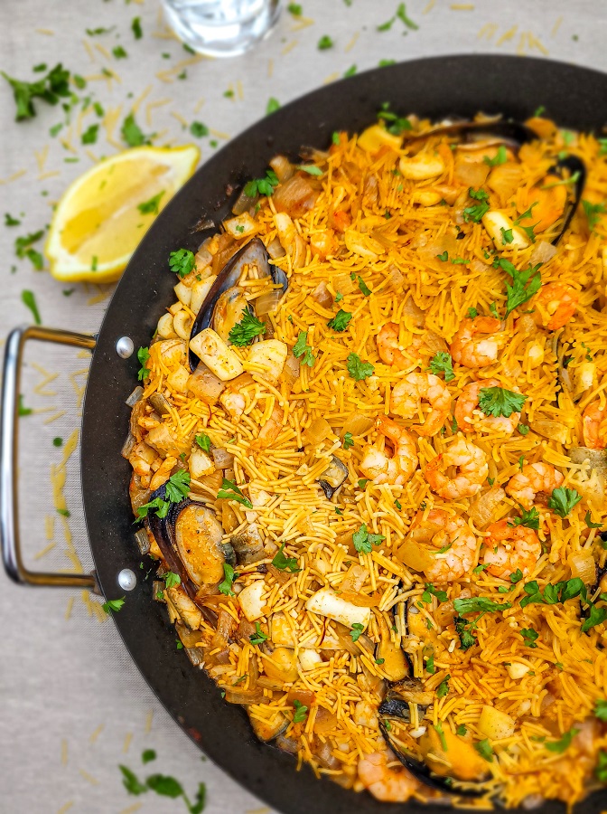 Fideua - Paella with Pasta